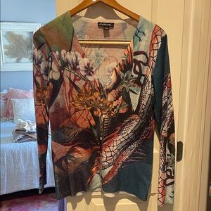 Colorful Floral Sweater